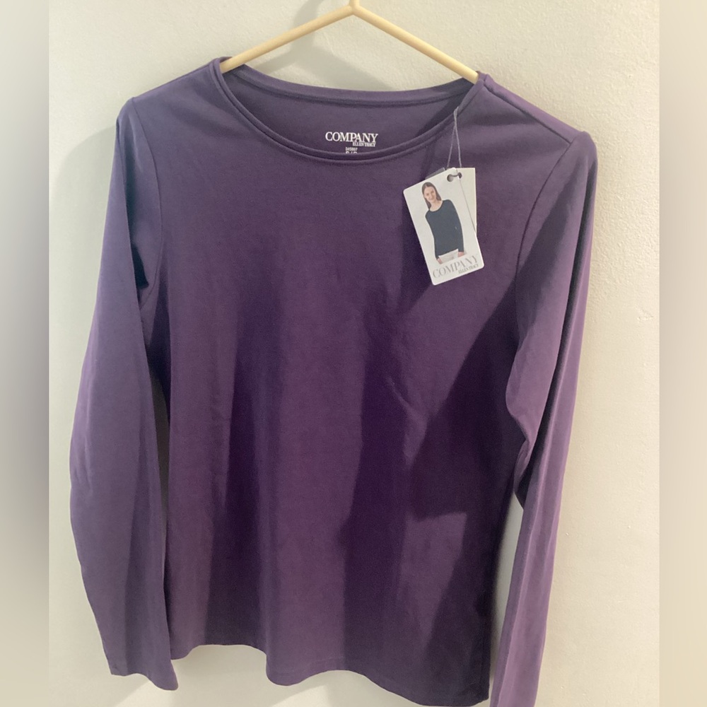 Chaos Purple Cotton Long Sleeve